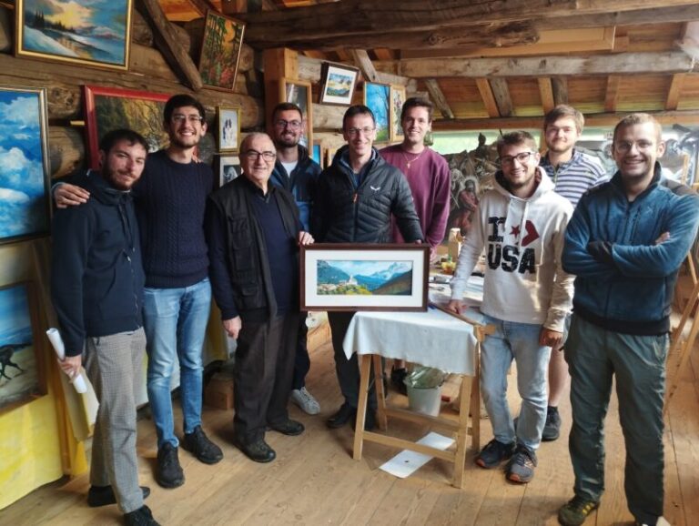 I seminaristi a Fusine